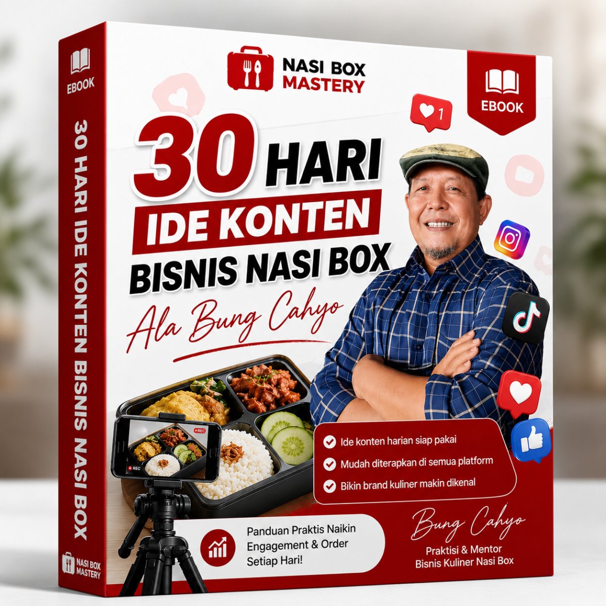 Ebook 30 Hari Ide Konten Bisnis Nasi Box